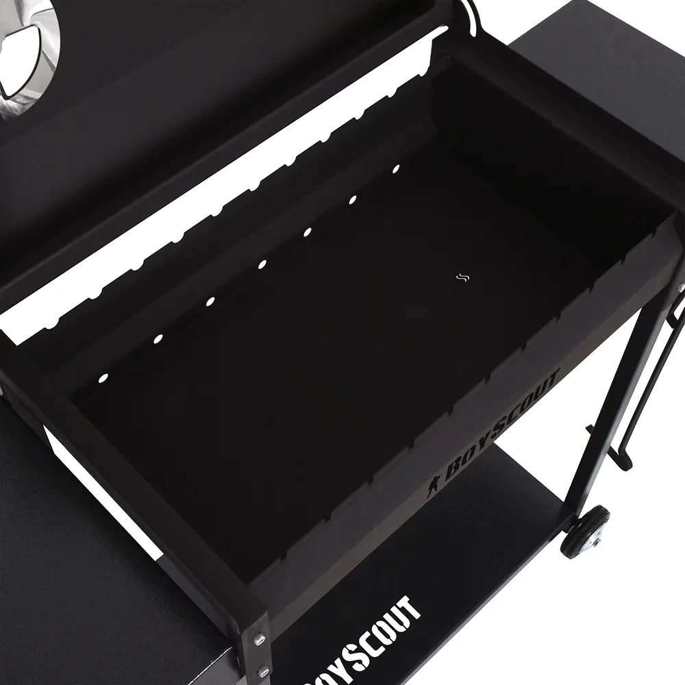 BoyScout ikkita stolchali, qopqoqli, termometrli, o‘tin idishi va qo‘rali mangal grili yetkazib berish