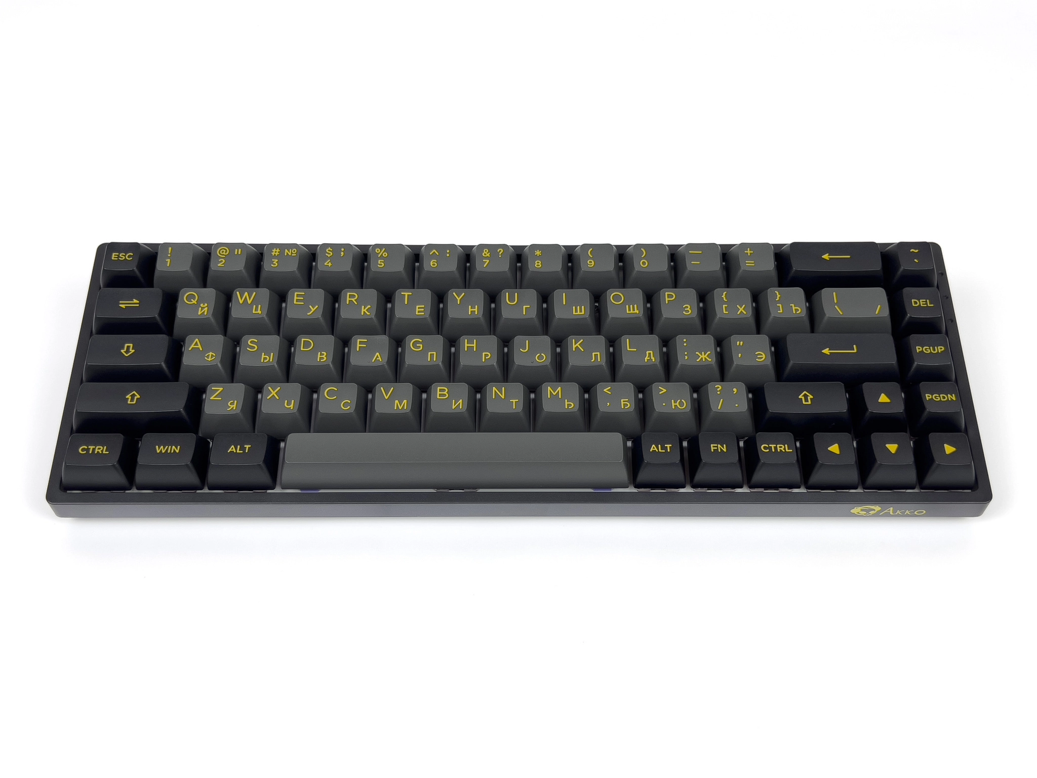 Клавиатура игровая Akko 3068B Plus Black&Gold CS Jelly Purple RGB доставка