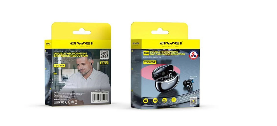 Беспроводные наушники Awei  T50 ENC недорого