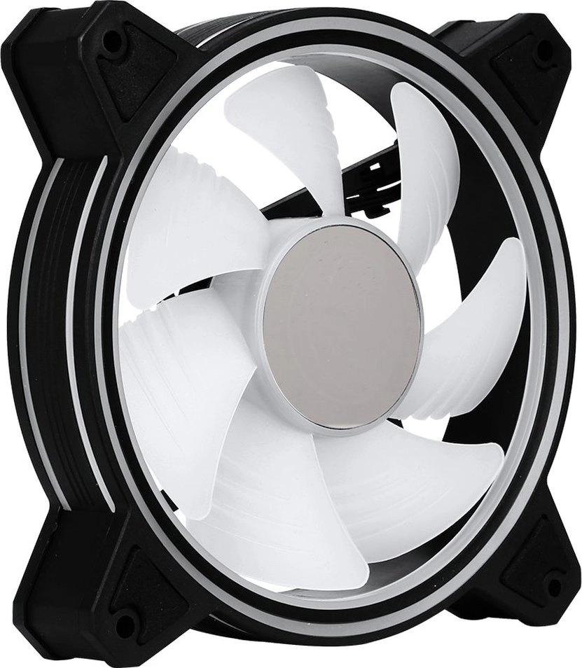 Korpus ventilyatori 2E GAMING AIR COOL INFINITY M ACF120IMW-ARGB, 120mm, 1200rpm, 3pin, 3pin+5VAura, 22dBa - rasm №8 Korpus ventilyatori 2E GAMING AIR COOL INFINITY M ACF120IMW-ARGB, 120mm, 1200rpm, 3pin, 3pin+5VAura, 22dBa yetkazib berish