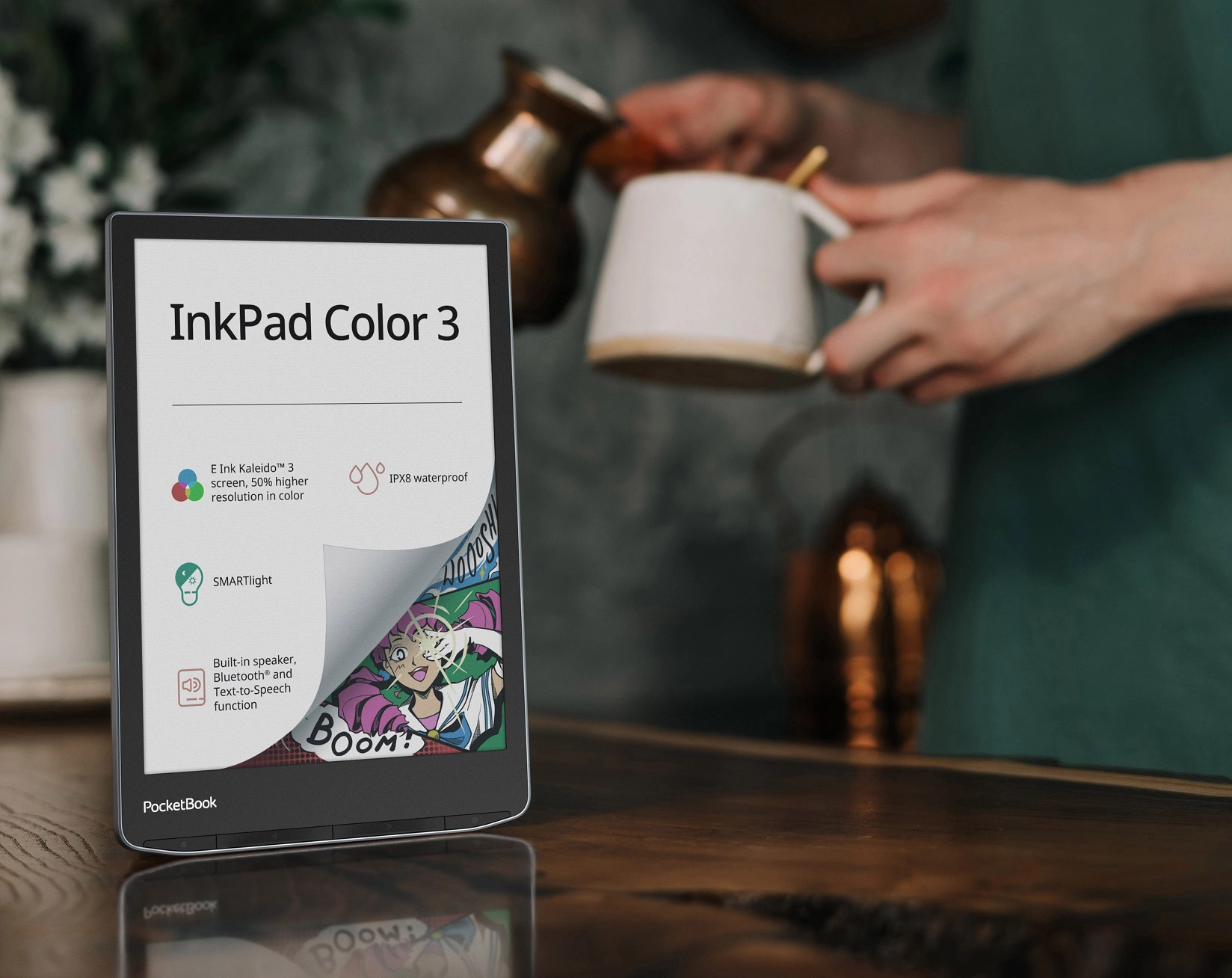 PocketBook 743C InkPad Color 3 Stormy Sea elektron kitobi yetkazib berish