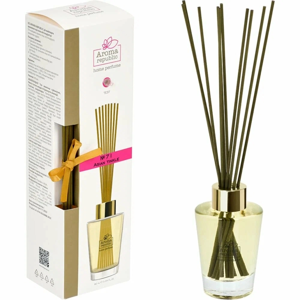 Aroma Republic "№71 Asian Tinkle" 90 ml shishali flakondagi aromatik diffuzor yetkazib berish