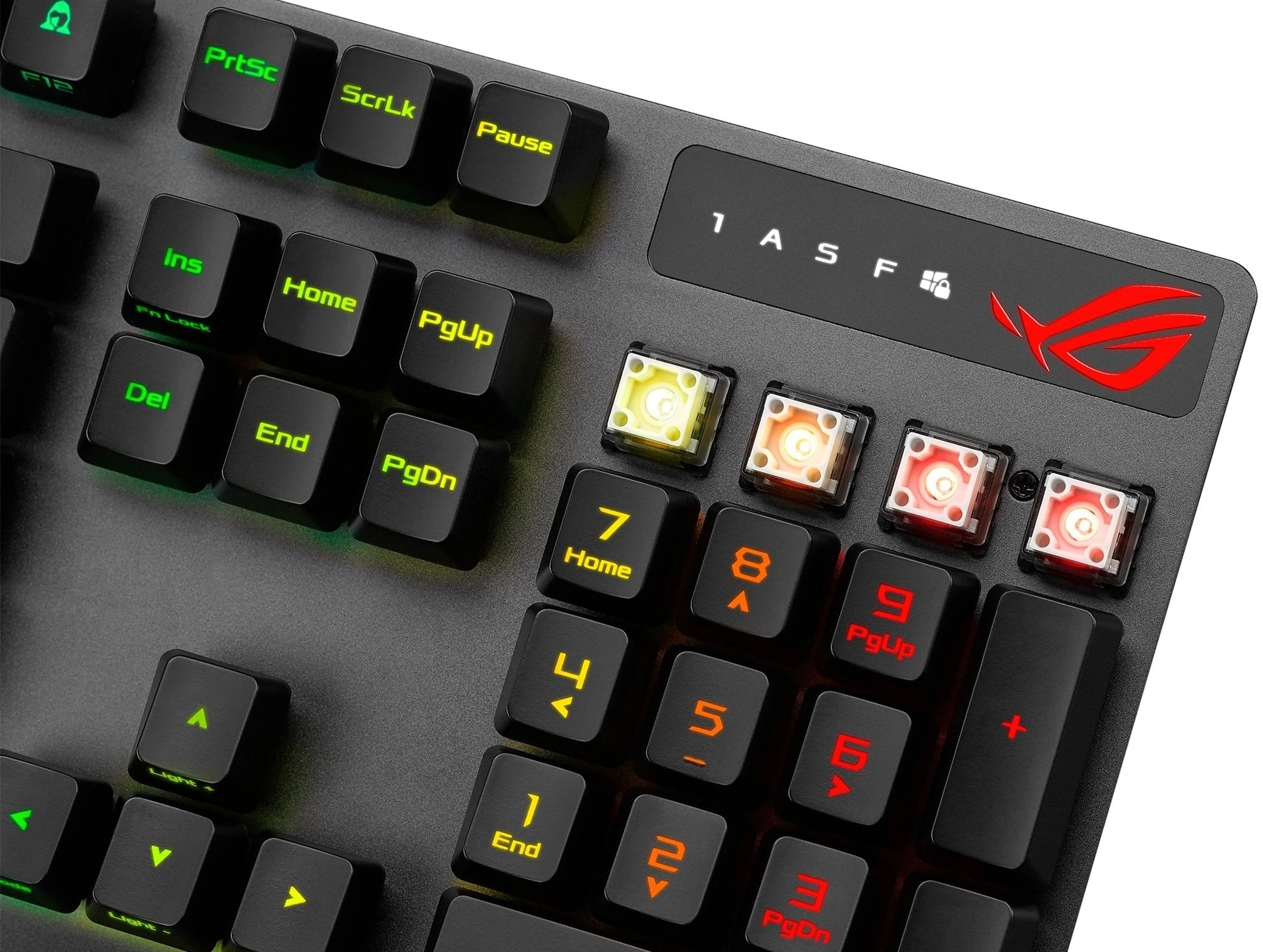 Клавиатура проводная Asus ROG Strix Scope RX Red USB Black - фото №8 Клавиатура проводная Asus ROG Strix Scope RX Red USB Black доставка