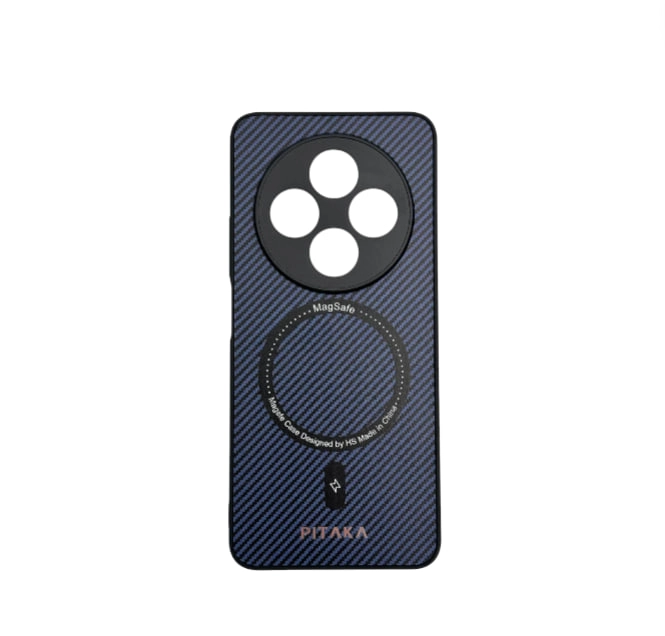 Чехол Carbon Pitaka MagSafe CH1115 blue для Redmi 14C (Реплика) купить