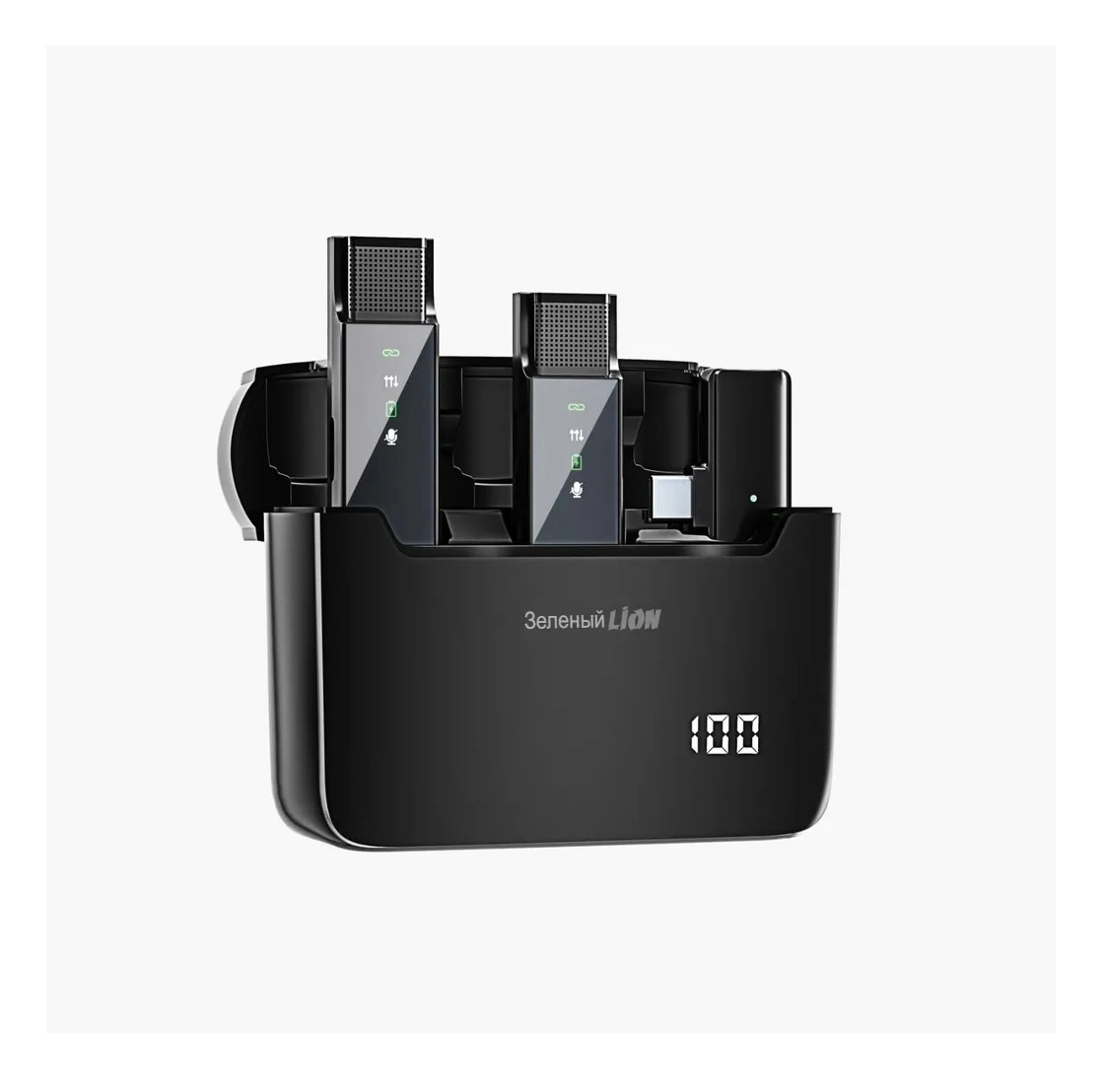 Green Lion 2in1 Digital Display Type-C mikrofoni sotib olish
