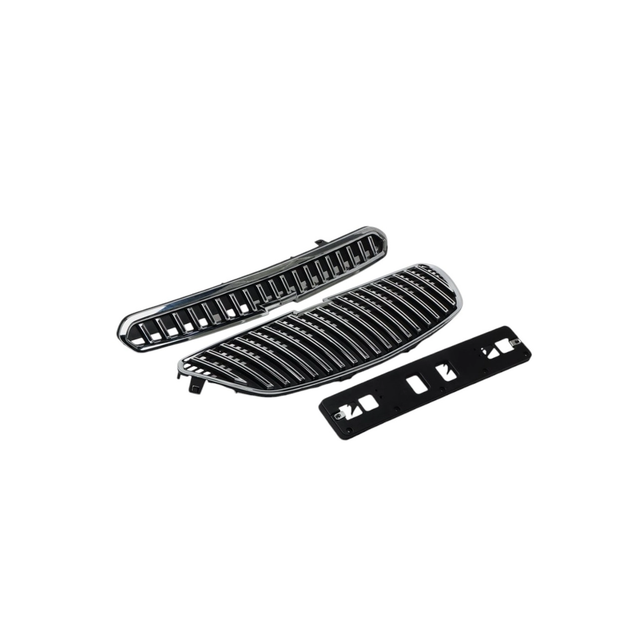 Облицовка бампера для Нексия 2 в стиле, Майбах никел недорого