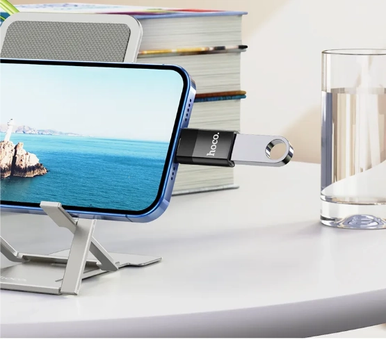 Адаптер USB-Lightning Hoco UA17 быстрая доставка