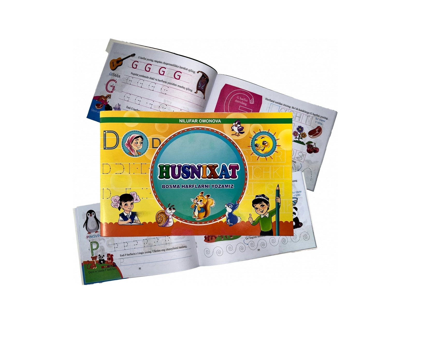 Husnixat bosma harflarni yozamiz sotib olish