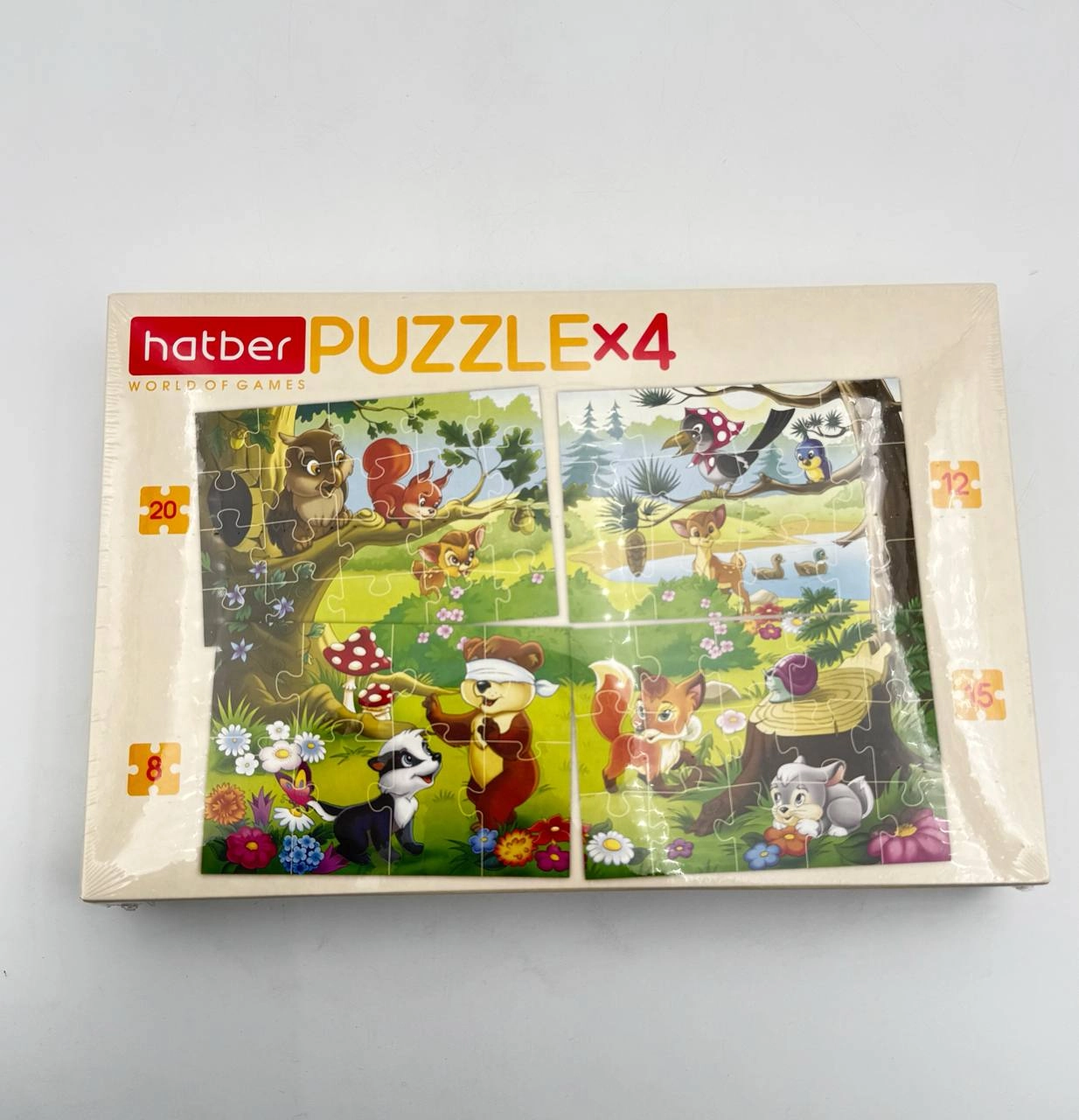 Puzzl Hatber Premium "Лесные жители" 200x140 mm sotib olish