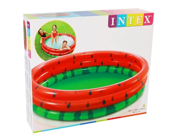 Intex 58448  Intex 58448 "Tarvuz" 168x38cm bolalar basseyni arzon