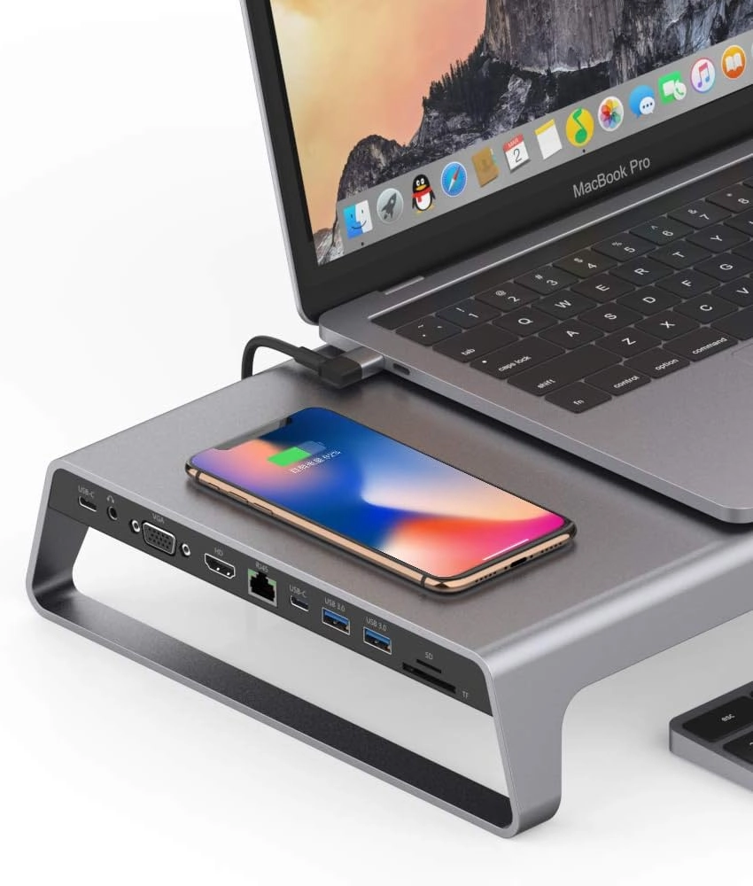 Onten Type-C Multi Function Dock Station noutbuk tagligi O'zbekistonda