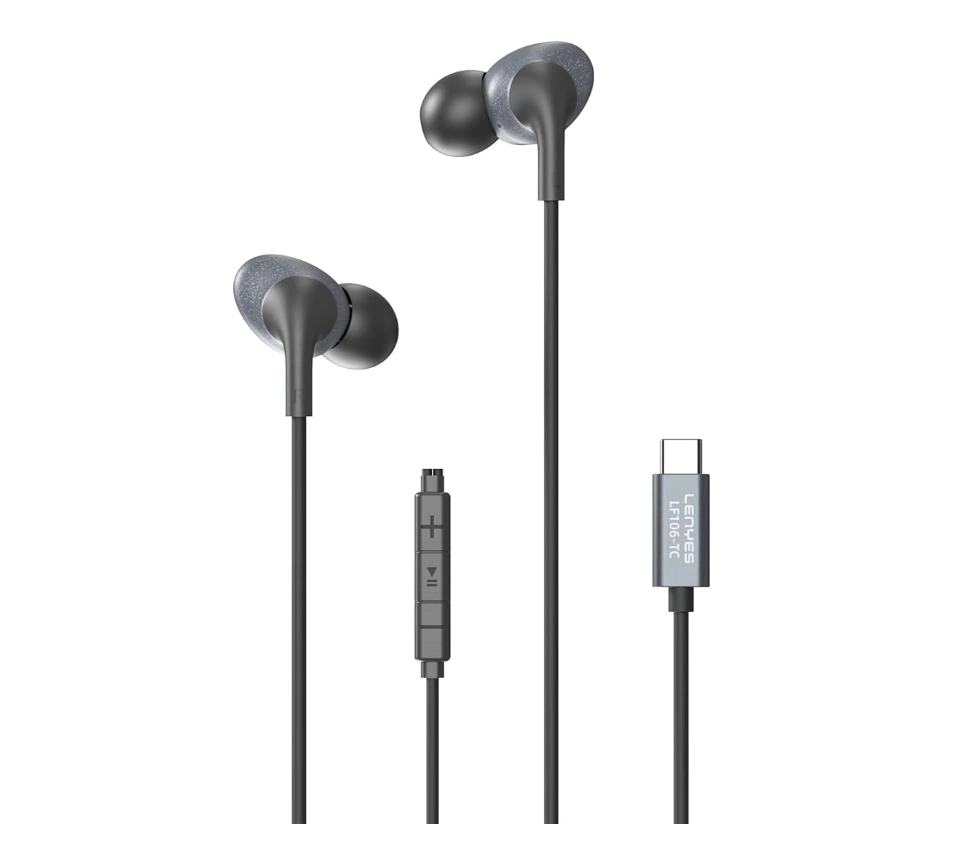 Наушники Lenyes LF106 Type-C Black купить