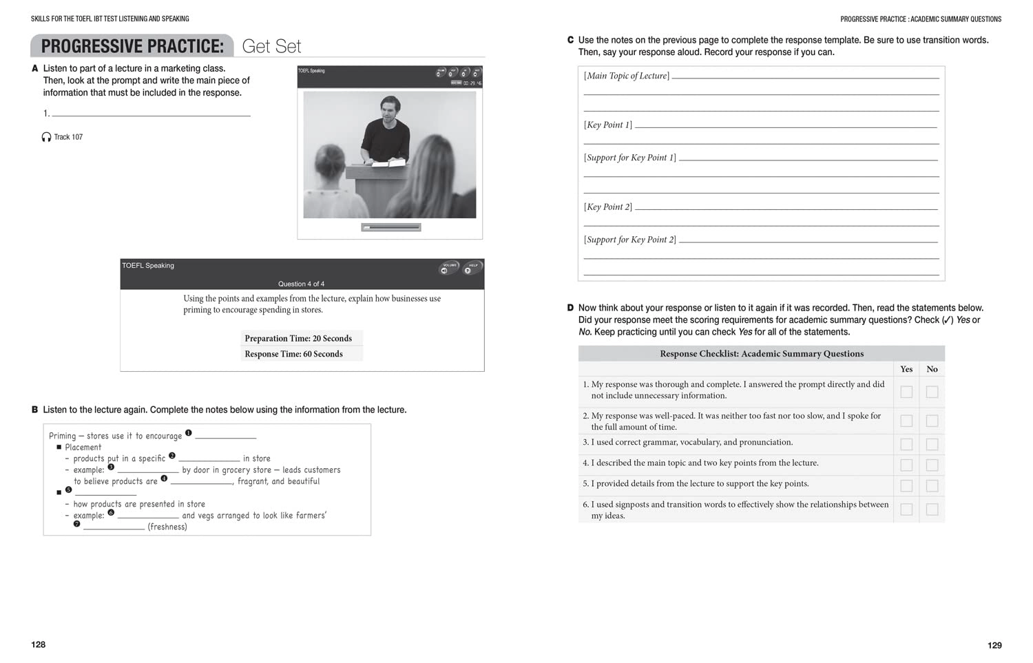 TOEFL Listening and Speaking Skills: TOEFL iBT 100+ (B1+) arzon