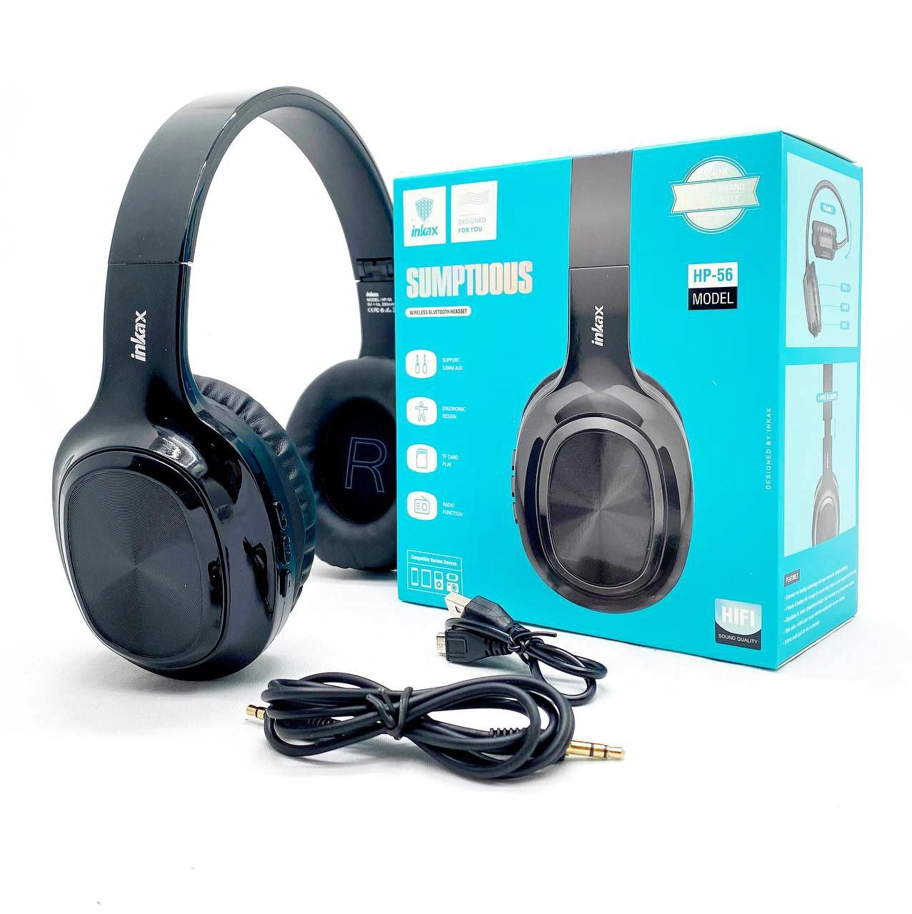 Беспроводные наушники Inkax HP56 (Black) онлайн