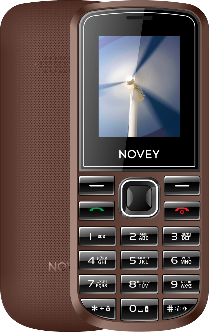 Мобильный телефон Novey 102 Brown купить