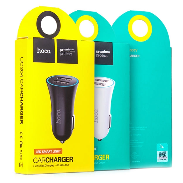 Автомобильное зарядное устройство Hoco UC204 купить