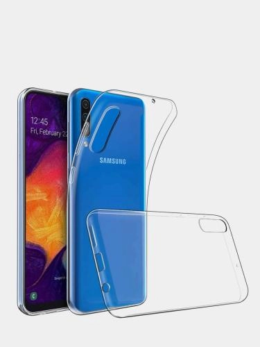 Samsung Galaxy A50S uchun shaffof silikon g‘ilof sotib olish