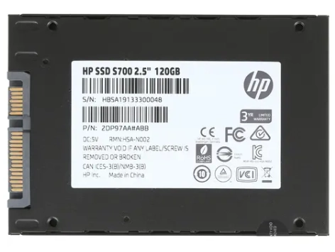 Жесткий диск SSD HP S700 120GB 2.5 недорого