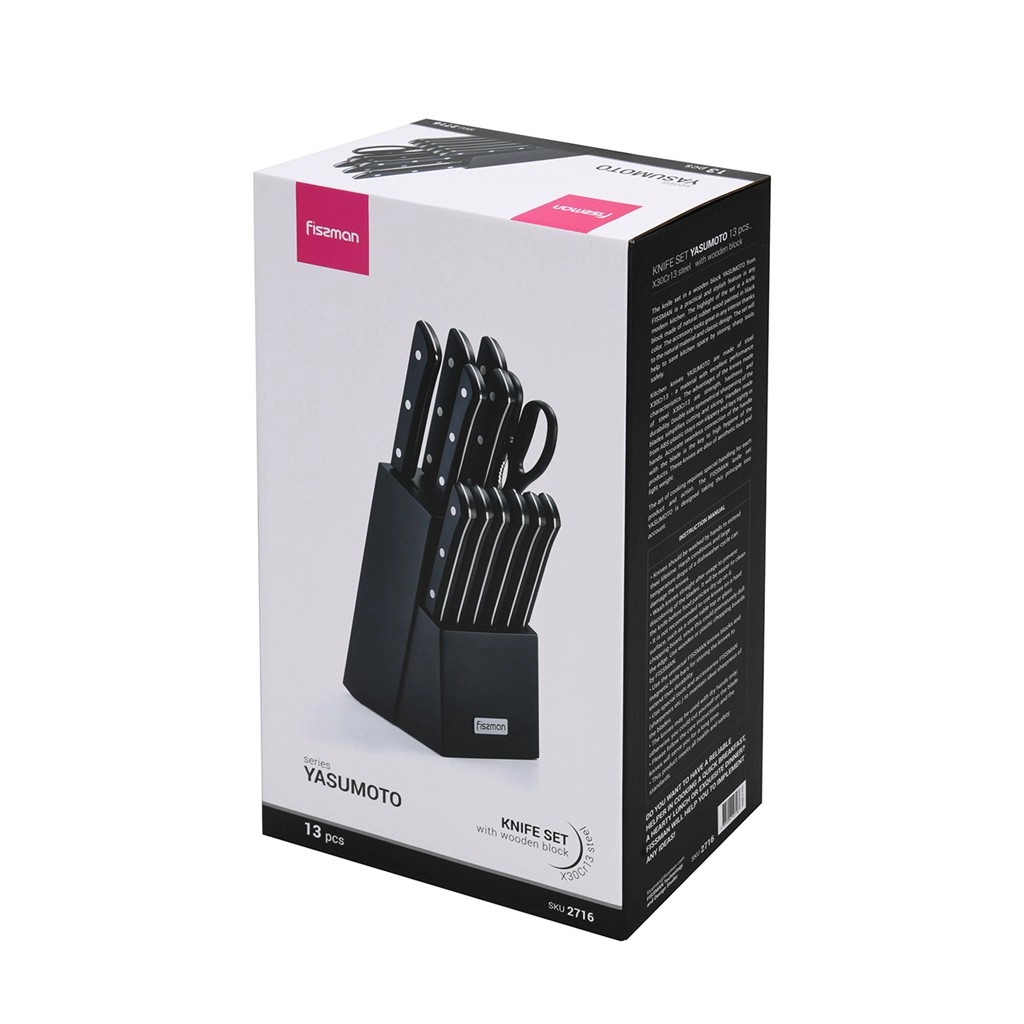 Набор ножей Fissman Yasumoto 13 шт с фото