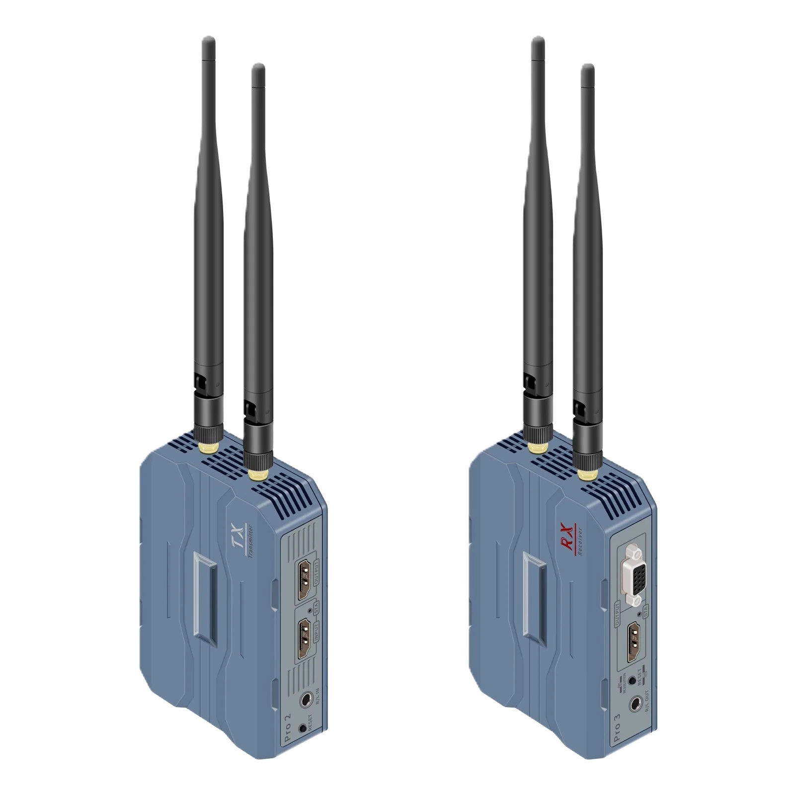 Simsiz video uzatish to&lsquo;plami HDMI Extender 4K 30hz (Pro H265)  , Grey onlayn