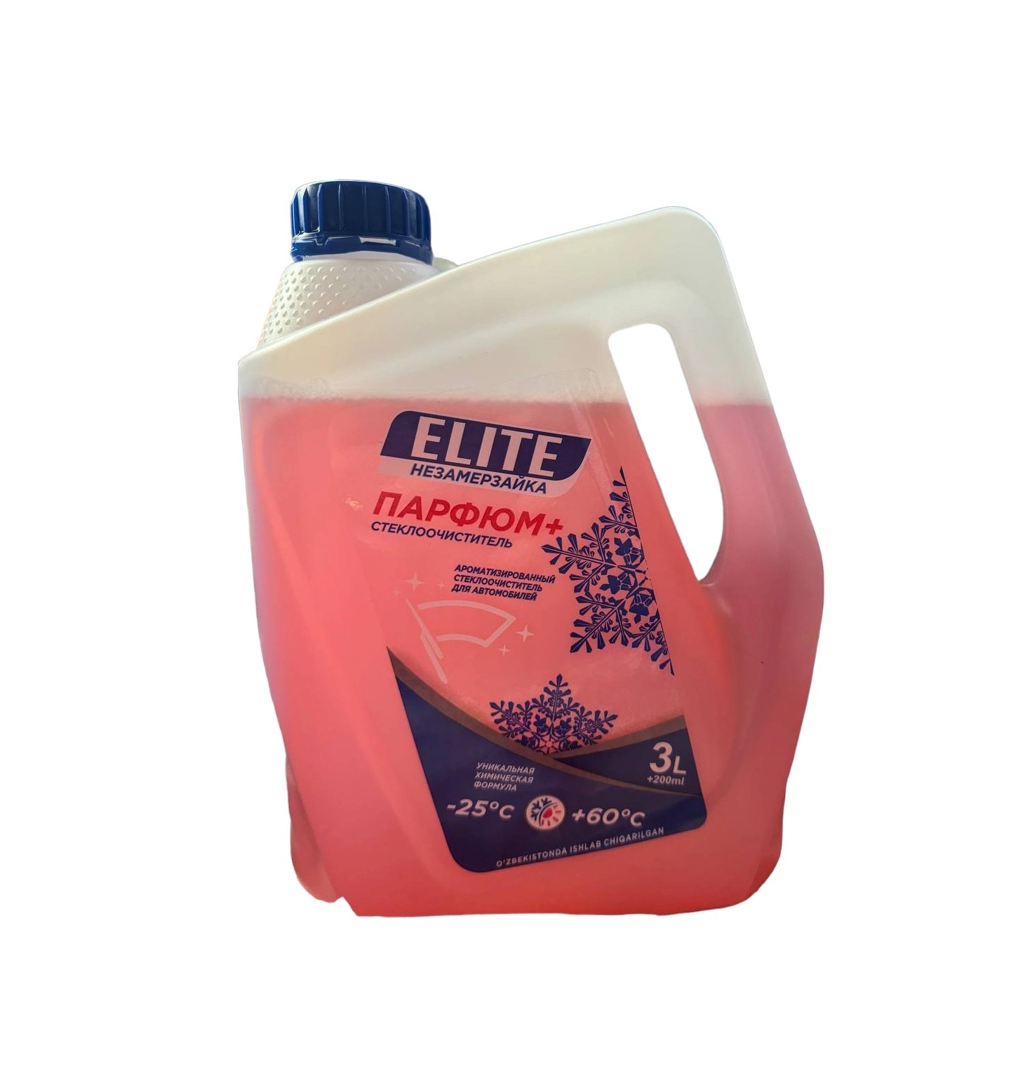 Ароматизированный стеклоочиститель Elite -25* незамерзайка+парфюм, 3.2 л розовый купить
