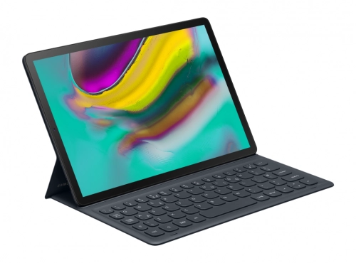 Чехол-клавиатура Keyboard Cover для Samsung Galaxy Tab S5e (русские и английские буквы) в Узбекистане