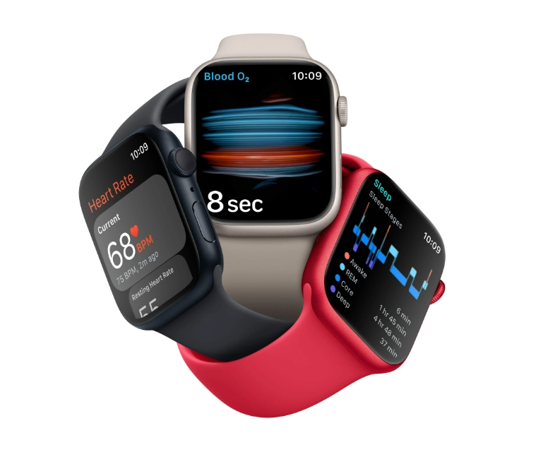 Apple Watch Series 8 GPS 41mm Starlight smart-soati - rasm №5 Apple Watch Series 8 GPS 41mm Starlight smart-soati onlayn