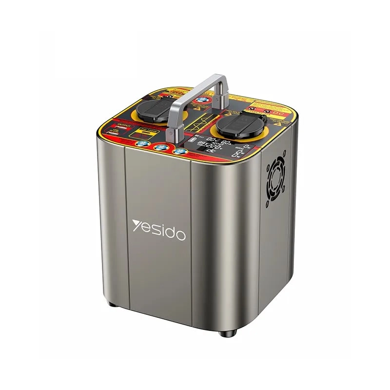 Аккумуляторы Yesido YP38 1200W 275000 мАч серебристый - фото №2 Аккумуляторы Yesido YP38 1200W 275000 мАч серебристый купить