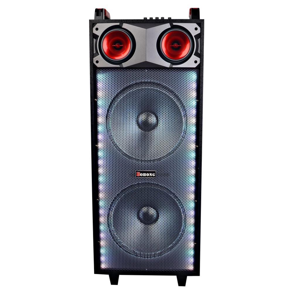 Bohong MT-1216 qora portativ kolonkasi + mikrofon arzon