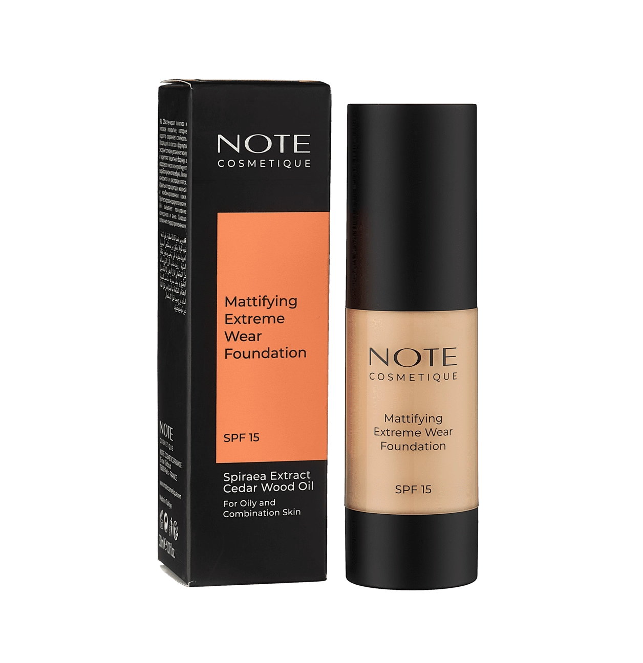Тональный крем  NOTE MATTIFYING EXTREME WEAR FOUNDATION 100 SPF15 (30 мл) купить