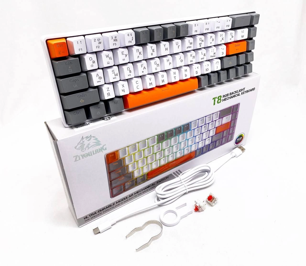 Игровая клавиатура Ziyoulang RGB T8 купить
