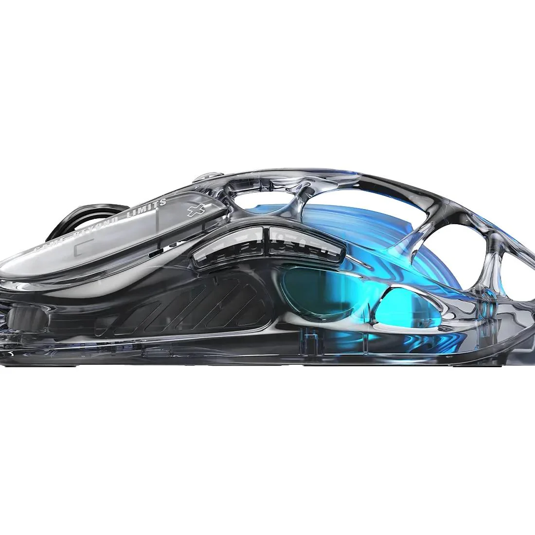 Беспроводная игровая мышь GravaStar Mercury M2 - прозрачно-черная в Узбекистане