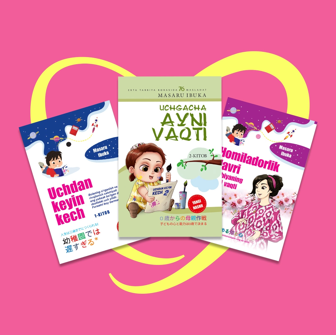 Onalar uchun 3 muhim kitob to'plami sotib olish