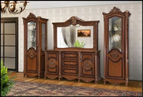 Гостиная мебель SAVANNA, витрина однодверная+тумба под тв недорого