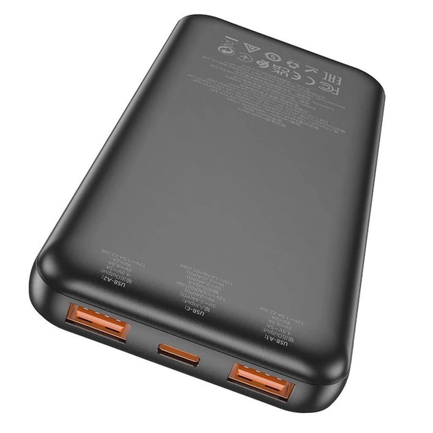 BOROFONE BJ36 10000 mAh qora tashqi akkumulyatori arzon