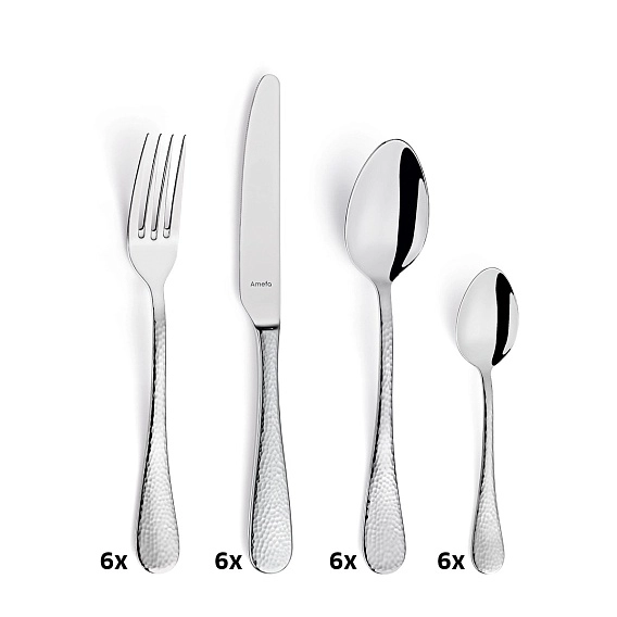 Набор столовых приборов Amefa Sierra 24 пр, 805123RT41C40 недорого