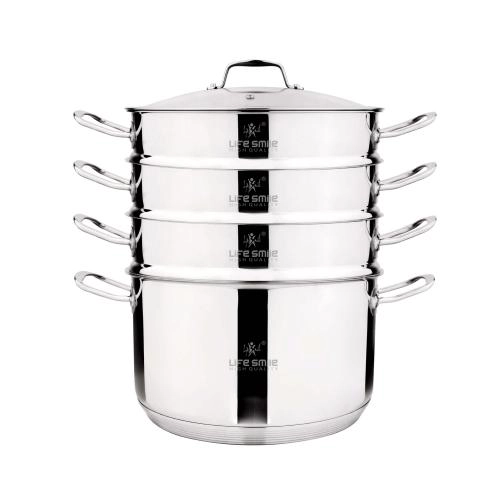 Мантоварка/пароварка Lifesmile 3 листа 28 см купить