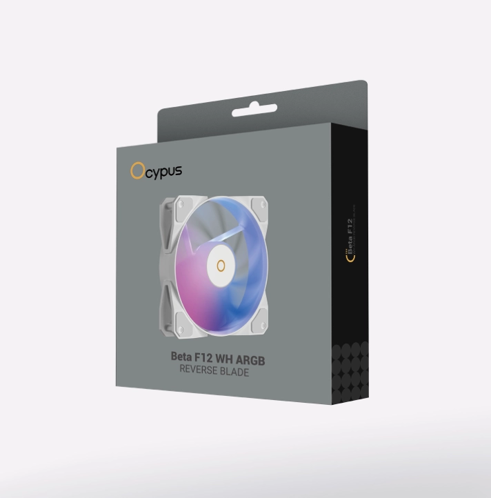 Корпусной вентилятор Ocypus Beta F12 ARGB REVERSE BLADE WH онлайн
