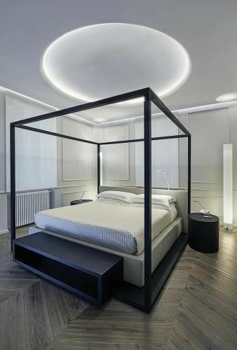 Кровать Queen Evert Black the table купить