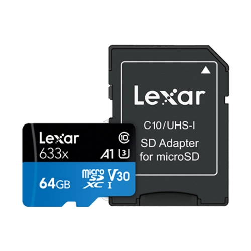 Lexar 64GB High-Performance 633x microSDXC UHS-1 xotira kartasi sotib olish