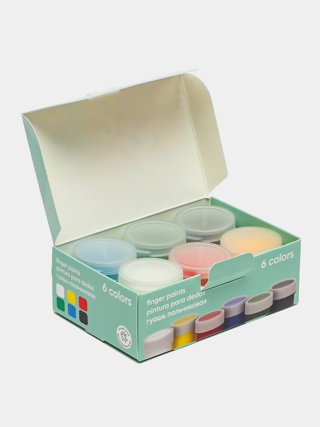 Aloe Vera qo&lsquo;shilgan ErichKrause Baby barmoq bo&lsquo;yoqlari, 6 rangli O'zbekistonda