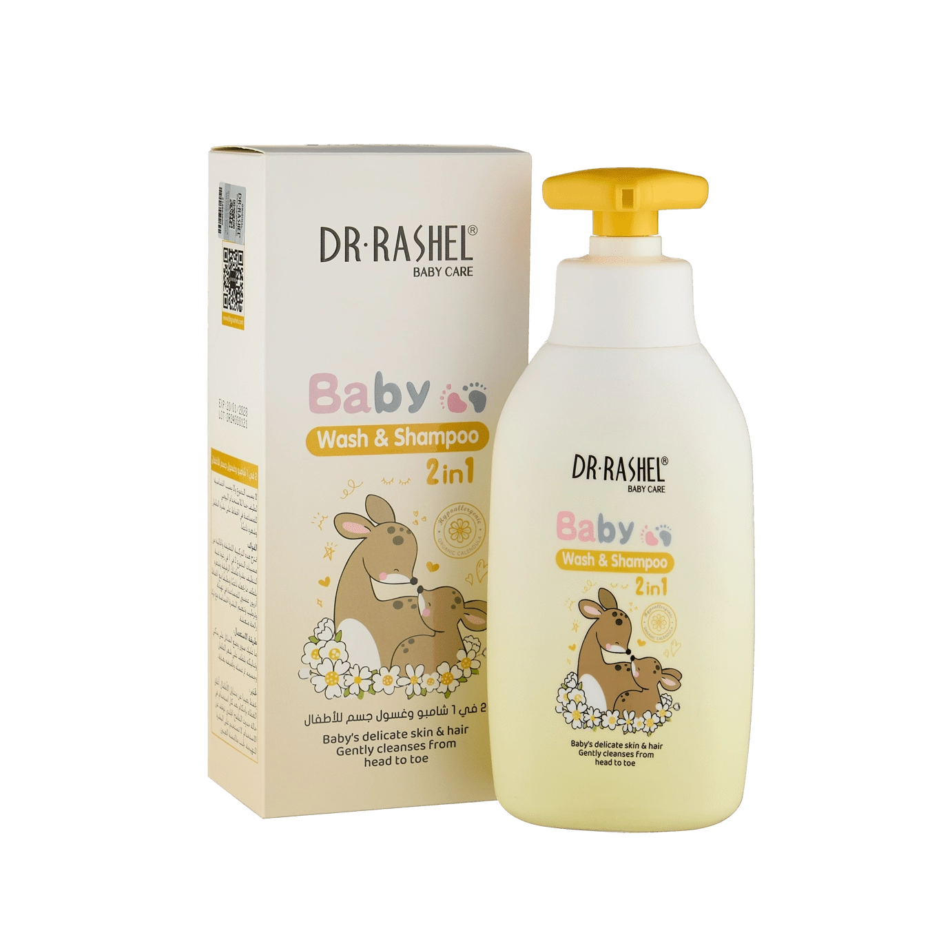 Детский шампунь ​​Dr.Rashel Baby 2 In 1 Wash And Shampoo 300ML купить
