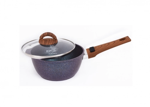 Ковш Kukmara 2,2л со съемной ручкой и крышкой, Granit Ultra (Original, Blue) цена