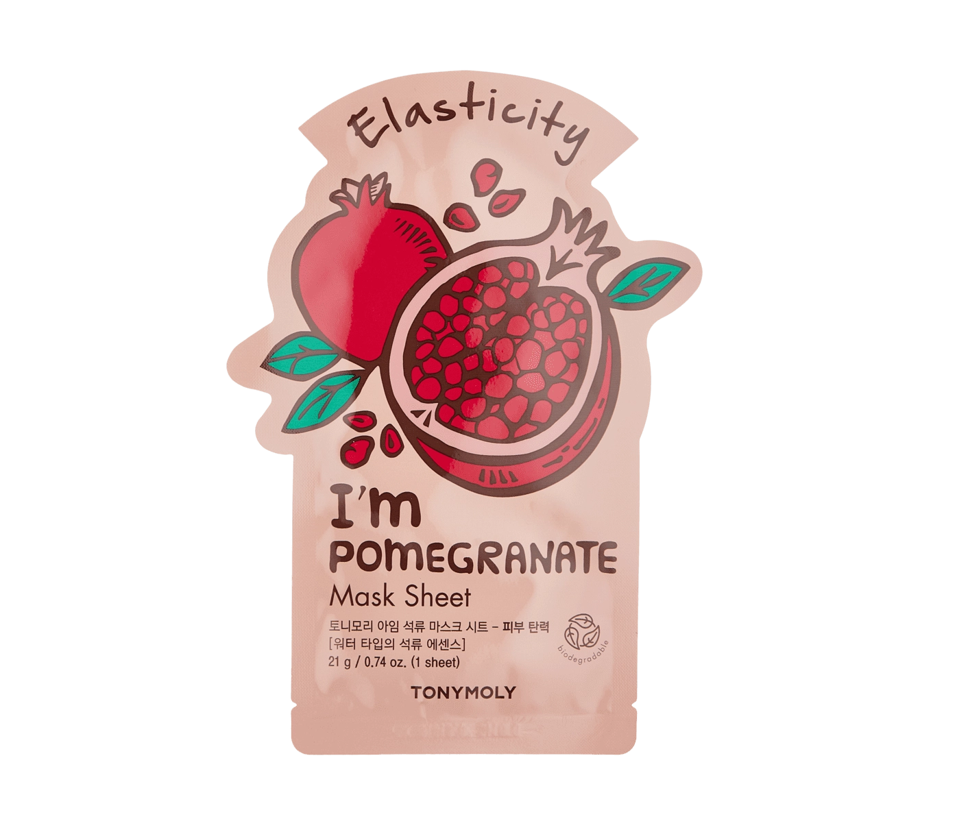 ТКАНЕВАЯ МАСКА ДЛЯ ЛИЦА С ЭКСТРАКТОМ ГРАНАТА I'M POMEGRANATE MASK SHEET - ELASTICITY купить
