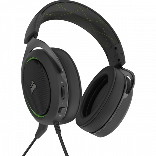 Компьютерные наушники Corsair HS50 Pro Stereo Gaming Headset (Green) в Узбекистане
