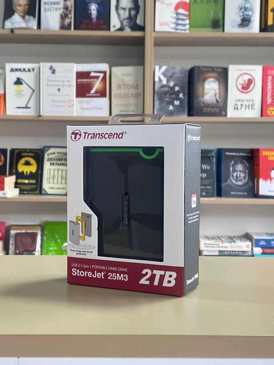 Transcend 2TB StoreJet 25M3 2,5 tashqi HDD-diski. - rasm №4 Transcend 2TB StoreJet 25M3 2,5 tashqi HDD-diski. O'zbekistonda