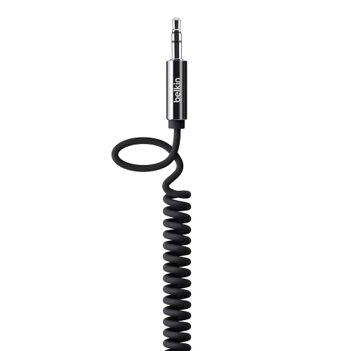 Belkin 3.5MM AUDIO M/M COILED STRAIGHT 6' BLACK (AV10126cw06-BLK) kabeli sotib olish
