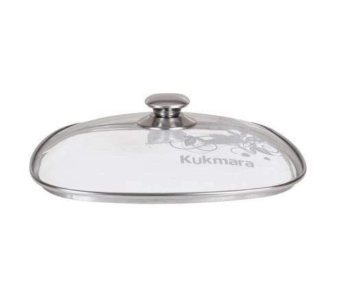 Kukmara 26 sm kvadrat shisha qopqog‘i (с26-2т112) sotib olish