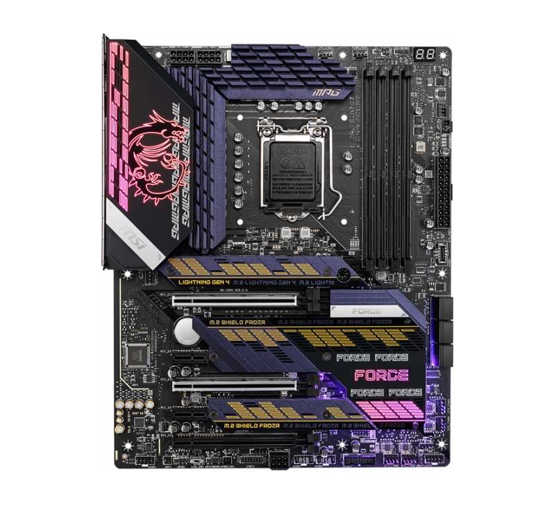 Материнская плата MSI MPG Z590 GAMING FORCE - фото №2 Материнская плата MSI MPG Z590 GAMING FORCE купить