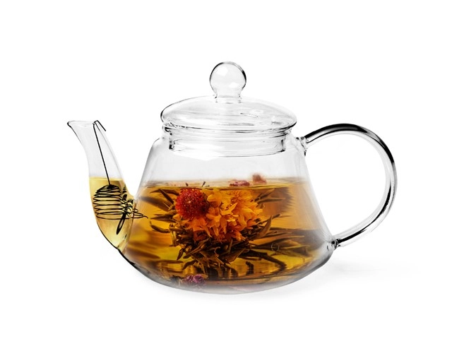 Чайник заварочный Fissman 800 мл со стальным фильтром (стекло) купить